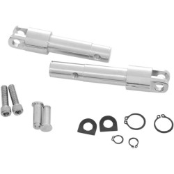 PartzBiz HD DS16220474 - Drag Specialties Chrome Standard Length Forward Control Kit Harley Sportster XL 1200 