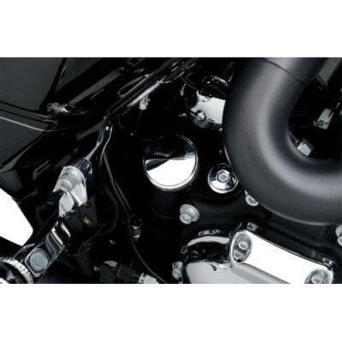 PartzBiz HD: 4417291-Drag Specialties Custom Oil Dipstick Chrome Peaked Harley Dyna FXD 99-05