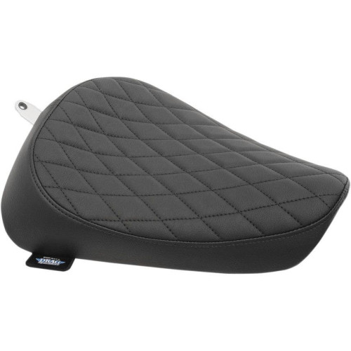 PartzBiz HD: 4417294-Drag Specialties Diamond Stitch Low Profile Solo Seat for Harley Sportster 82-03 | 0804-0614