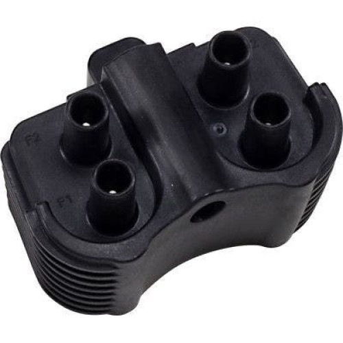 PartzBiz HD: 4417300-Drag Specialties Dual Output Ignition Coil 12 Volt Harley Softail M8 18-Up 2102-0416 21020416 best buy for fat bob boy slim deluxe heritage davidson miwaukee eight single fire dual plug