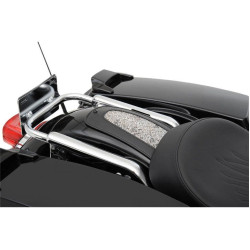 PartzBiz HD DS14050202 - Drag Specialties Faux White Python Rear Fender Skin Bib Harley 97-15  | 1405-0202