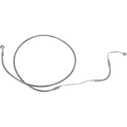 PartzBiz HD DS17412931 - Drag Front Extended +10 Stainless Steel Brake Line for Harley 09-13 FLH/T W/ ABS | 1741-2931