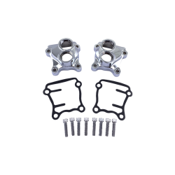 PartzBiz HD DS09401875 - EPC Great Price. Free Shipping. Drag Specialties Lifter Cover Tappet Block Kit Chrome Harley Twin Cam 99-17
