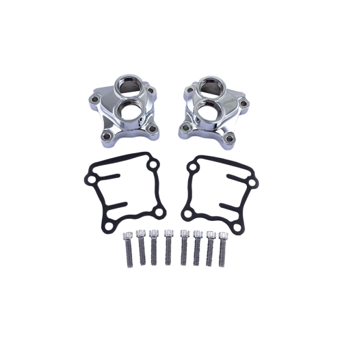 PartzBiz HD: 4417193-EPC Great Price. Free Shipping. Drag Specialties Lifter Cover Tappet Block Kit Chrome Harley Twin Cam 99-17