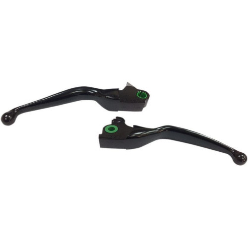 PartzBiz HD: 4417168-Drag Specialties 0610-1979 06101979 Matte Black Wide Blade Lever Set 2017-2018 Harley Davidson Tri Glide FLHTCUTG & Freewheeler FLRT Trikes Touring Bagger Dresser H07-0594MB
