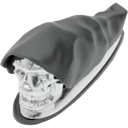PartzBiz HD: 4417143-Drag Specialties Ornament Fender Skull/Cloak for Most Front Fenders | 1405-0158