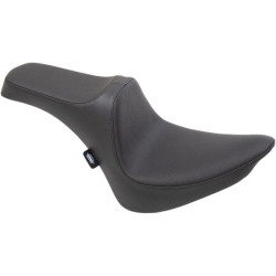 PartzBiz HD DS08021365 - Drag Specialties Predator III Smooth 2-Up Seat for 84-99 H-D Softail FXST FLST