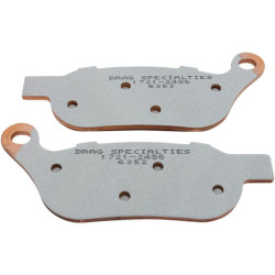 PartzBiz HD DS17212486 - Drag Specialties Premium Sintered Rear Brake Pads Harley Softail Dyna 08-17 | 1721-2486