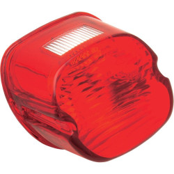PartzBiz HD DSDS272036 - Drag Specialties Red Laydown Taillight Lens With Top Tag Window for Harley 84-98 - DS-272036 PartzBiz HD DSDS272036 - Drag Specialties Red Laydown Taillight Lens With Top Tag Window for Harley 84-98 - DS-272036