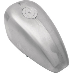 PartzBiz HD DS07010437 - Drag Specialties Rubber Mounted Left Side Petcock Gas Tank W/ Chrome Aero Cap | 0701-0437
