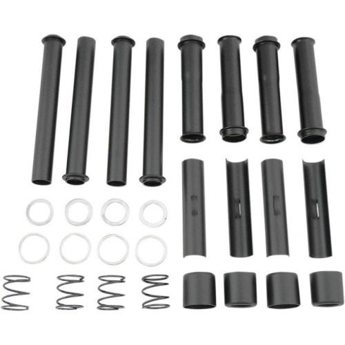 PartzBiz HD: 4417036-Drag Specialties Satin Black Pushrod Tubes for Harley Evolution Big Twins 84-99 - 0928-0044
