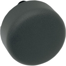 PartzBiz HD DS21070046 - Drag Speciaties Round Horn Cover for Harley Wrinkle Black | 2107-0046