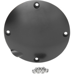 PartzBiz HD DS11070367 - Drag Specialties Satin Black Die Cast Domed Derby Cover Harley Sportster 94-03 | 1107-0367