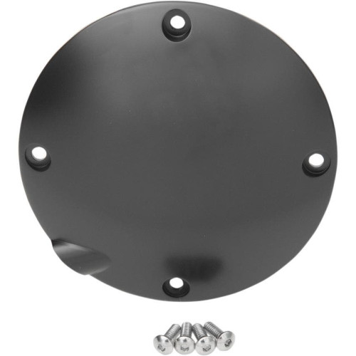 PartzBiz HD: 4416977-Drag Specialties Satin Black Die Cast Domed Derby Cover Harley Sportster 94-03 | 1107-0367