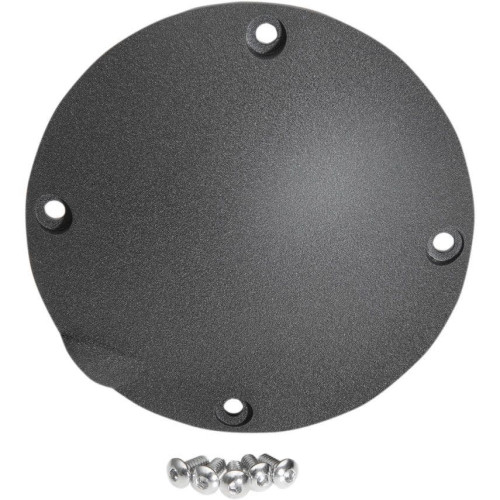 PartzBiz HD: 4416978-Drag Specialties Wrinkle Black Die Cast Domed Derby Cover Harley Sportster 94-03 | 1107-0366