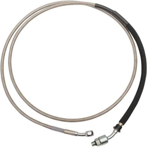 PartzBiz HD: 4416982-Drag Stainless Braided Extended Plus +10 Hydraulic Clutch Line Cable CVO & 14-16 | 0661-0007