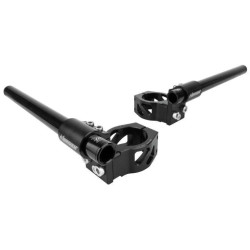 PartzBiz HD TR576988 - ขับเคลื่อน DHCLO50RBK 50 มม. 1-1/2 ” Riser บาร์คลิปออนปรับได้ 7 องศารถจักรยานยนต์ 576988