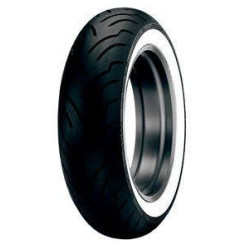 PartzBiz HD DS03060427 - ยางหลัง Dunlop American Elite Wide White Wall Bias Ply MU85B16 - 33AE23