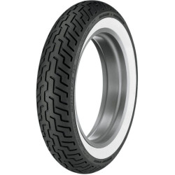 PartzBiz HD DS302291 - ยางนอกรถจักรยานยนต์ Dunlop D402 Series MT90B16 Wide White Wall | 302291