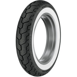 PartzBiz HD DS301923 - ยางนอกรถจักรยานยนต์ Dunlop D402 Series MU85B16 Wide White Wall | 301923