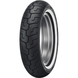 PartzBiz HD DS03060429 - ยางหลัง Dunlop Harley Davidson D401 150/80B16 Bias 71H Medium White Wall