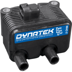 PartzBiz HD DS21020141 - Dynatek DC6-6 Dual-Output Coil 5 Ohm Harley คาร์บูเรเตอร์ Twin Cam 99-06