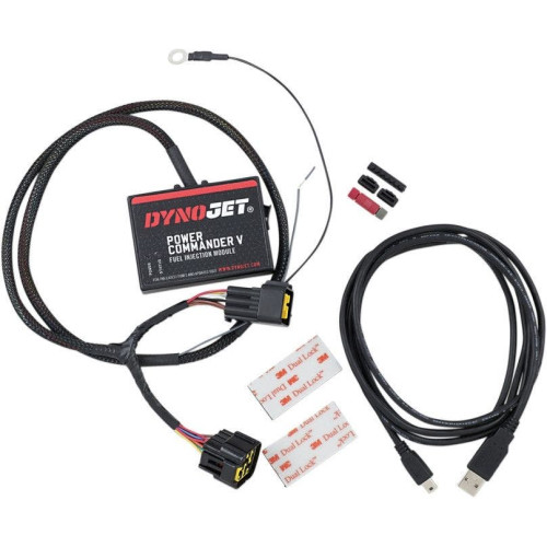 PartzBiz HD: 4416799-DynoJet 22-005 Power Commander V Performanceการใช้จูนเนอร์ 08-09 Yamaha YZF-R6 การใช้ฉีดโมดูลประสิทธิภาพเครื่องยนต์โปรแกรมเมอร์ควบคุมอัพเกรดTune