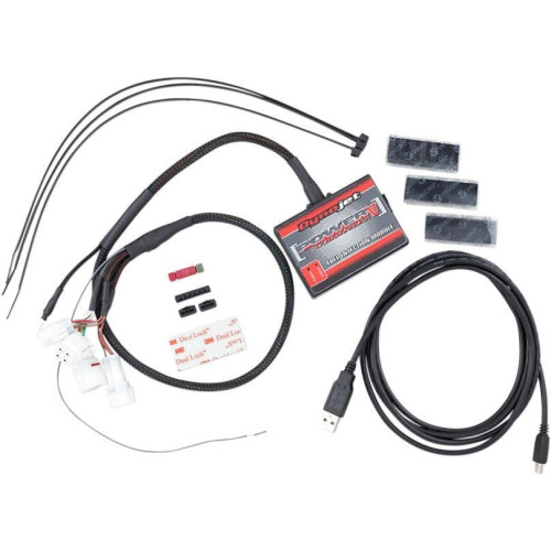 PartzBiz HD: 4416800-DynoJet 22-006 Power Commander V Performance การใช้จูนเนอร์ 09-11 Yamaha YZF-R1 การใช้ฉีดโมดูลประสิทธิภาพของเครื่องยนต์โปรแกรมเมอร์ควบคุมอัพเกรด Tune 1020-2882 10202882