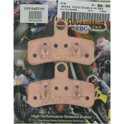PartzBiz HD WP15-457EP - ผ้าเบรคหน้า EBC Extreme Performance Sintered Harley FXD 08-17 Softail 08-14 | EPFA457HH