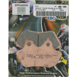PartzBiz HD WP15-400EP - ผ้าเบรกหน้าและหลัง EBC Extreme Performance Sintered Harley Big Twin 00-07 | EPFA400HH