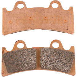 PartzBiz HD WP15-190H - EBC FA190HH Dbl H ผ้าเบรค Sintered Harley Aftermarket Alcon 6 Piston Caliper | FA190HH
