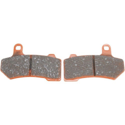 PartzBiz HD TR610590 (x2) - EBC FA409V (x2) ผ้าเบรคหน้า/หลังแบบกึ่งเผาคู่ Harley FLH 08-19 V-Rod