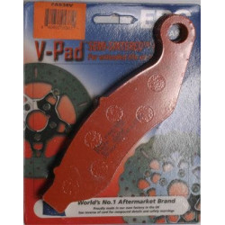 PartzBiz HD WP15-638V - EBC FA638V ผ้าเบรคหน้า Semi Sintered V Pads Harley 14-17 HD Trike & FLRT | FA638V