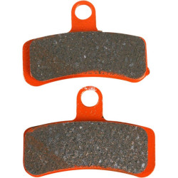 PartzBiz HD WP15-457V - EBC Semi Sintered V Pads ผ้าเบรคหน้าสำหรับ Harley Dyna 08-17 Softail 08-14 | FA457V