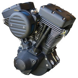PartzBiz HD MW298-363 - Ultima 298-363 Black Out 120 cI El Bruto Motor Harley 84-99 และรุ่นคัสตอม ประสิทธิภาพของเครื่องยนต์ การเปลี่ยนมอเตอร์ อัพเกรดลูกบาศก์นิ้วในตัว สร้างคัสตอมฮาร์เลย์ ใหม่ มอเตอร์ไซค์แก๊ส จักรยานชอปเปอร์ 298272
