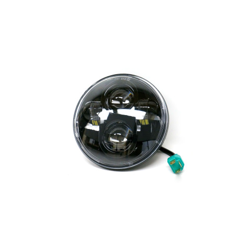 PartzBiz HD: 4416466-EPC 5.75" Ultra-Bright Projector Style Black LED Headlight Harley XL FXD FXST 