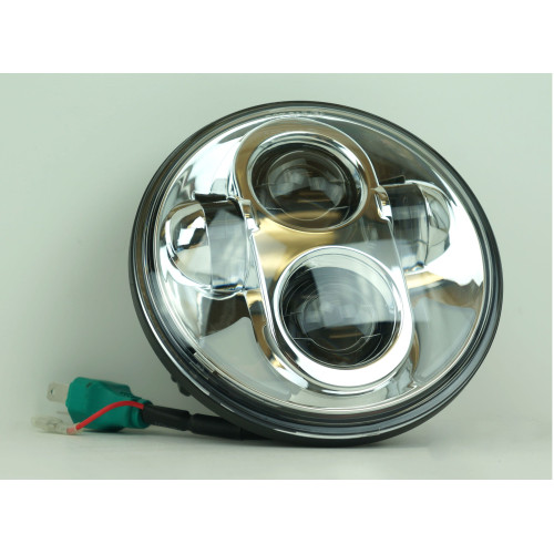 PartzBiz HD: 4416467-EPC 5.75 ” ไฟหน้าโปรเจคเตอร์แบบ Ultra-Bright Chrome LED Harley XL FXD FXST PartzBiz HD: 4416467-EPC 5.75 ” ไฟหน้าโปรเจคเตอร์แบบ Ultra-Bright Chrome LED Harley XL FXD FXST