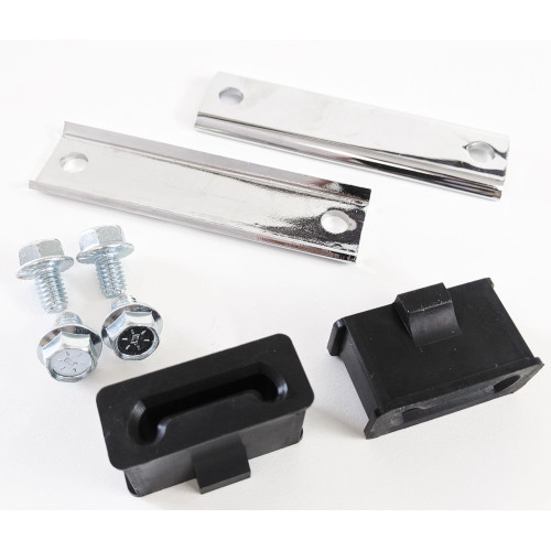 PartzBiz HD: 4416429-EPC Chrome Complete Muffler Hanger Bracket Set for Harley FLT 85-16 65723-85 PartzBiz HD: 4416429-EPC Chrome Complete Muffler Hanger Bracket Set for Harley FLT 85-16 65723-85