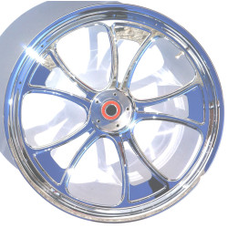 PartzBiz HD EPC-CVO-PCKG-CH - EPC Chrome CVO 16" - 26" Front Wheel Package with Tire for Harley Models