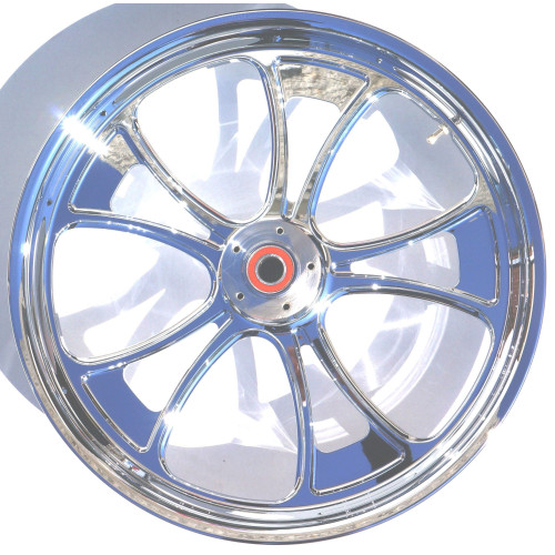 PartzBiz HD: 4416430-EPC Chrome CVO 16" - 26" Front Wheel Package with Tire for Harley Models PartzBiz HD: 4416430-EPC Chrome CVO 16" - 26" Front Wheel Package with Tire for Harley Models