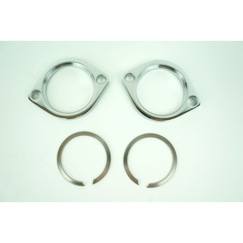 PartzBiz HD: 4416421-Custom Chrome Exhaust Flange Kit Chrome for Harley Twin Cam & EVO Models | 11-425 PartzBiz HD: 4416421-Custom Chrome Exhaust Flange Kit Chrome for Harley Twin Cam & EVO Models | 11-425