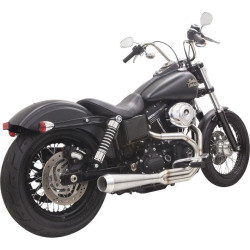 PartzBiz HD ds18001955 - Bassani Stainless Steel Road Rage III Exhaust System for Harley Dyna FXD 91-17 | 1D1SS