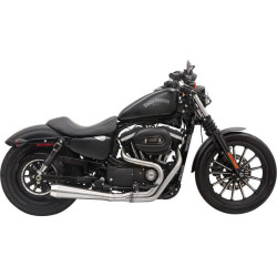 PartzBiz HD DS18002104 - Bassani Stainless Steel Road Rage III Exhaust 2-into-1 Harley XL Sportster 04-16 | 1X52SS