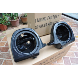 PartzBiz HD FF8020 - Fairing Factory FF8020 6.5" Speaker Pods 97-13 Harley FLH/T w/ Fairing Lowers