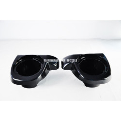 PartzBiz HD FF8068A - Fairing Factory FF8068A 6.5" Speaker Pods 14-19 Harley FLH/T w/ Vented Fairing Lowers