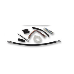 PartzBiz HD FBI-109114-B - Fat Baggers 14" EZ Install Black Extended Cables Install Kit Harley FLH 08-13 | 109114-B PartzBiz HD FBI-109114-B - Fat Baggers 14" EZ Install Black Extended Cables Install Kit Harley FLH 08-13 | 109114-B