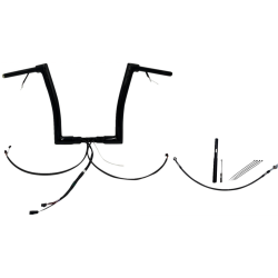 PartzBiz HD FBI-612914-B - FBI Black 14" Flat Top Plug n Play EZ 1-1/2" Handlebar Kit Harley 21-23 FLTRX/S; FLTRU | 612914-B PartzBiz HD FBI-612914-B - FBI Black 14" Flat Top Plug n Play EZ 1-1/2" Handlebar Kit Harley 21-23 FLTRX/S; FLTRU | 612914-B