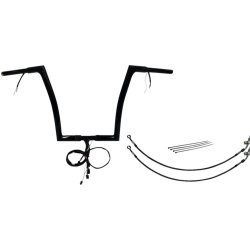 PartzBiz HD FBI-701914-B - FBI Black 14" Flat Top Plug n Play EZ 1-1/4" Handlebar Kit Harley 15 FLTRX/S | 701914-B PartzBiz HD FBI-701914-B - FBI Black 14" Flat Top Plug n Play EZ 1-1/4" Handlebar Kit Harley 15 FLTRX/S | 701914-B