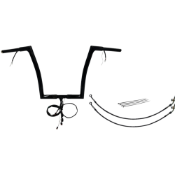 PartzBiz HD FBI-702914-B - FBI Black 14" Flat Top Plug n Play EZ 1-1/4" Handlebar Kit Harley 16-20 FLTRX/S | 702914-B PartzBiz HD FBI-702914-B - FBI Black 14" Flat Top Plug n Play EZ 1-1/4" Handlebar Kit Harley 16-20 FLTRX/S | 702914-B