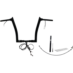 PartzBiz HD FBI-812914-B - FBI Black 14" Pointed Top Plug n Play EZ 1-1/2" Handlebar Kit Harley 21-23 FLTRX/S FLTRU | 812914-B PartzBiz HD FBI-812914-B - FBI Black 14" Pointed Top Plug n Play EZ 1-1/2" Handlebar Kit Harley 21-23 FLTRX/S FLTRU | 812914-B